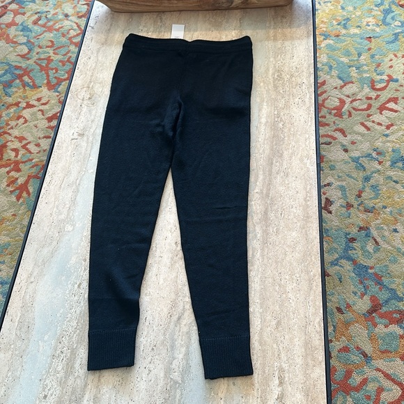 Polo Ralph Lauren Women's merino wool blend knit Black Jogger Pants Small NWT - Picture 8 of 9
